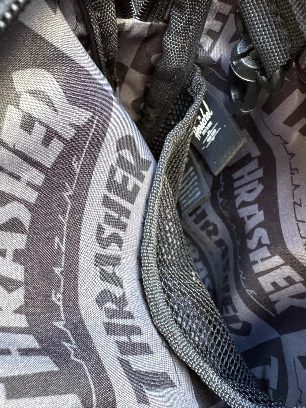 Herschel Supply Co x Thrasher Gonz Heritage Woodland Camo Crossbody Bag